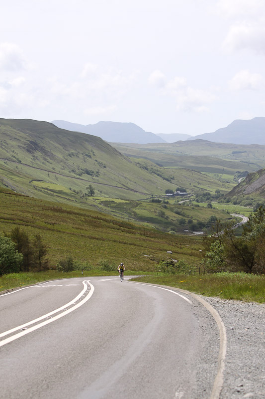 Part of the bike route, from the top of the biggest hill