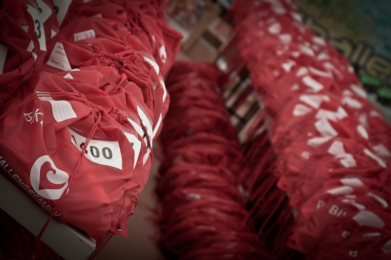 Transition bags at registration