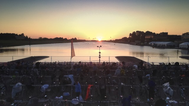 Sunrise over transition, Holme Pierrepont