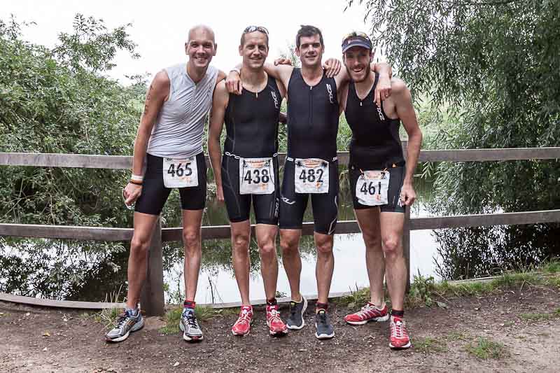 The tallest men in triathlon. Stef, James, Nick, David