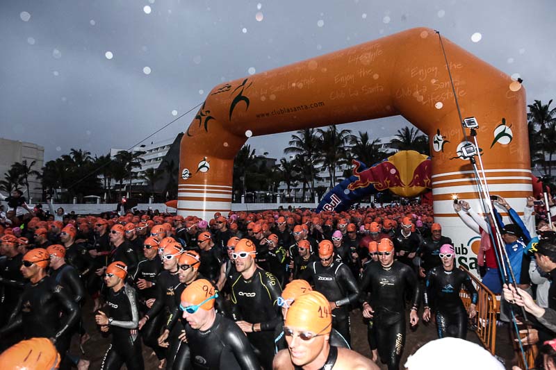 Swim Start - Ironman Lanzarote 2013.