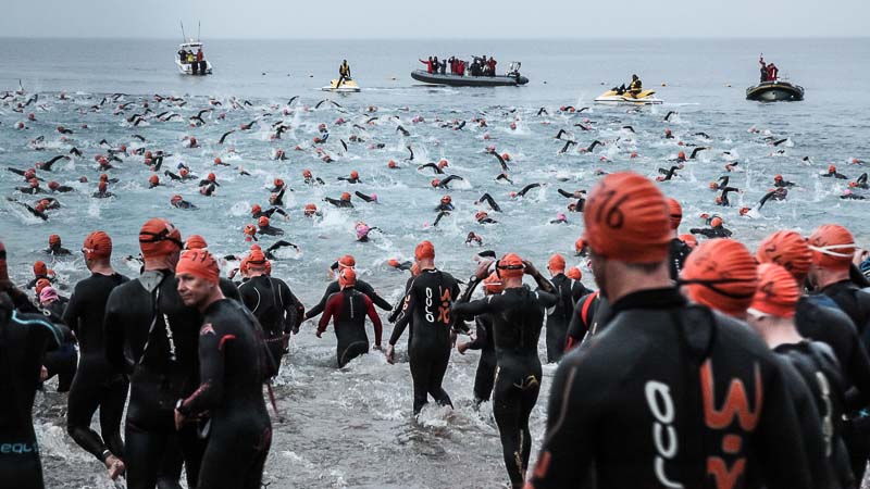 Swim Start - Ironman Lanzarote 2013.