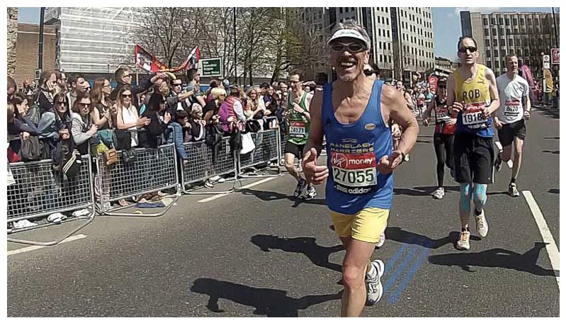 Mike Peace - One of the London Marathon 'Ever Present' runners.