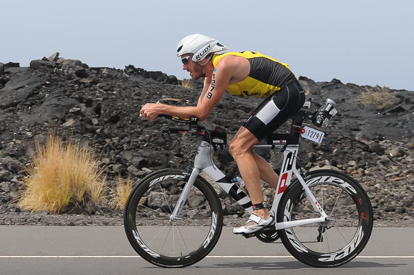 On the Queen K Highway riding back towards Kona