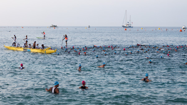 6:52am. Eight minutes to race start.