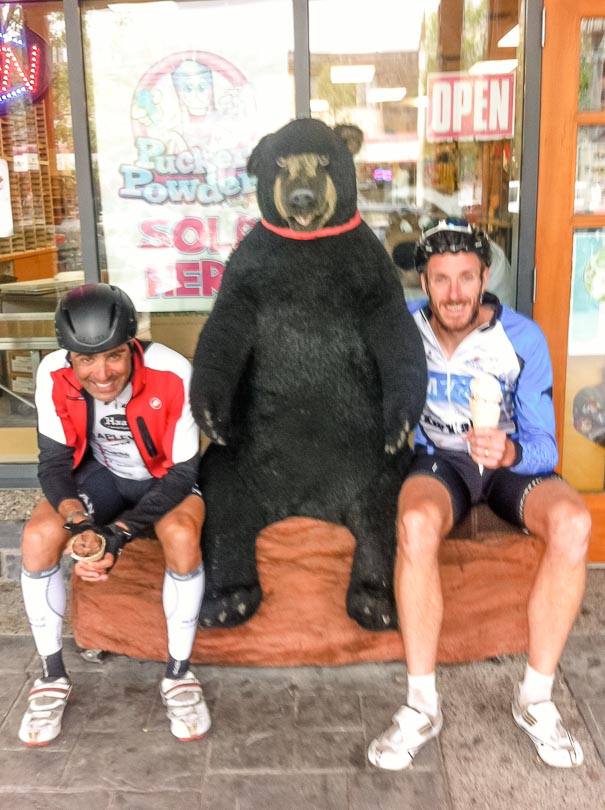 Louis, a bear, myself