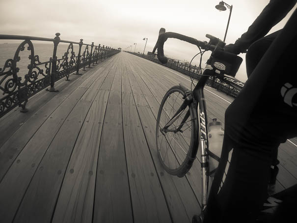 Ryde pier - lovely when it's dry!