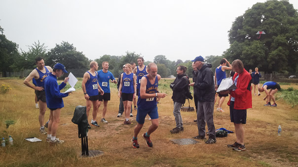 Mr parkrun, also known as Paul Sinton-Hewitt CBE setting off