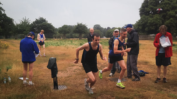 The fast boys. Phil and Ted starting with Ralph getting ready to start 10 seconds later